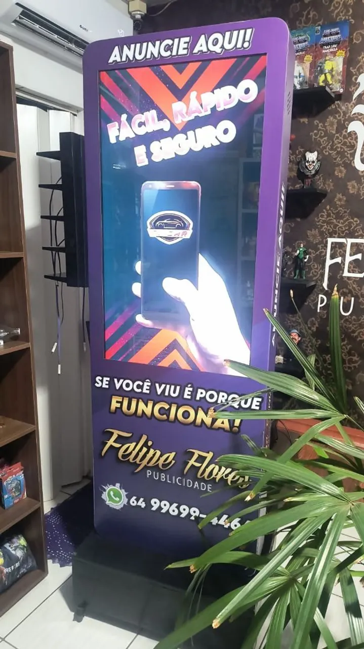 Totem Digital Publicitário Tela de Alta Definição