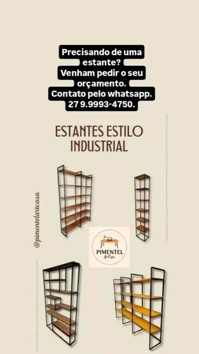 Móveis estilo industrial  - Foto 3