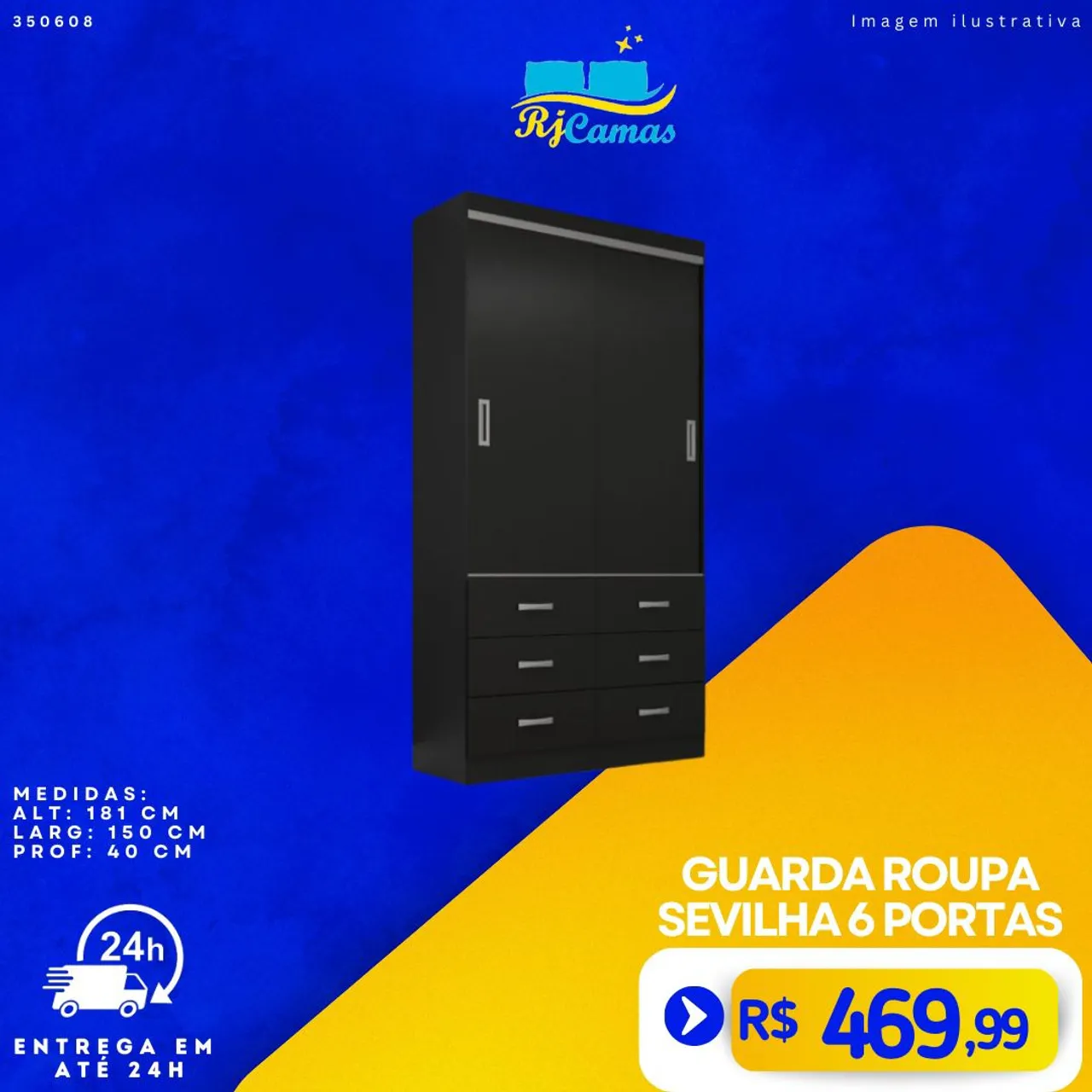 Guarda-Roupa Veneza - Novo