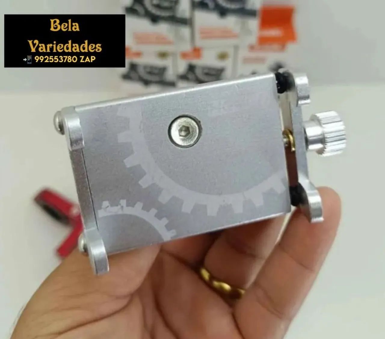 SUPORTE PRA  CELULAR MOTO BIKE DE ALUMÍNIO FIXA GUIDÃO  - Foto 4