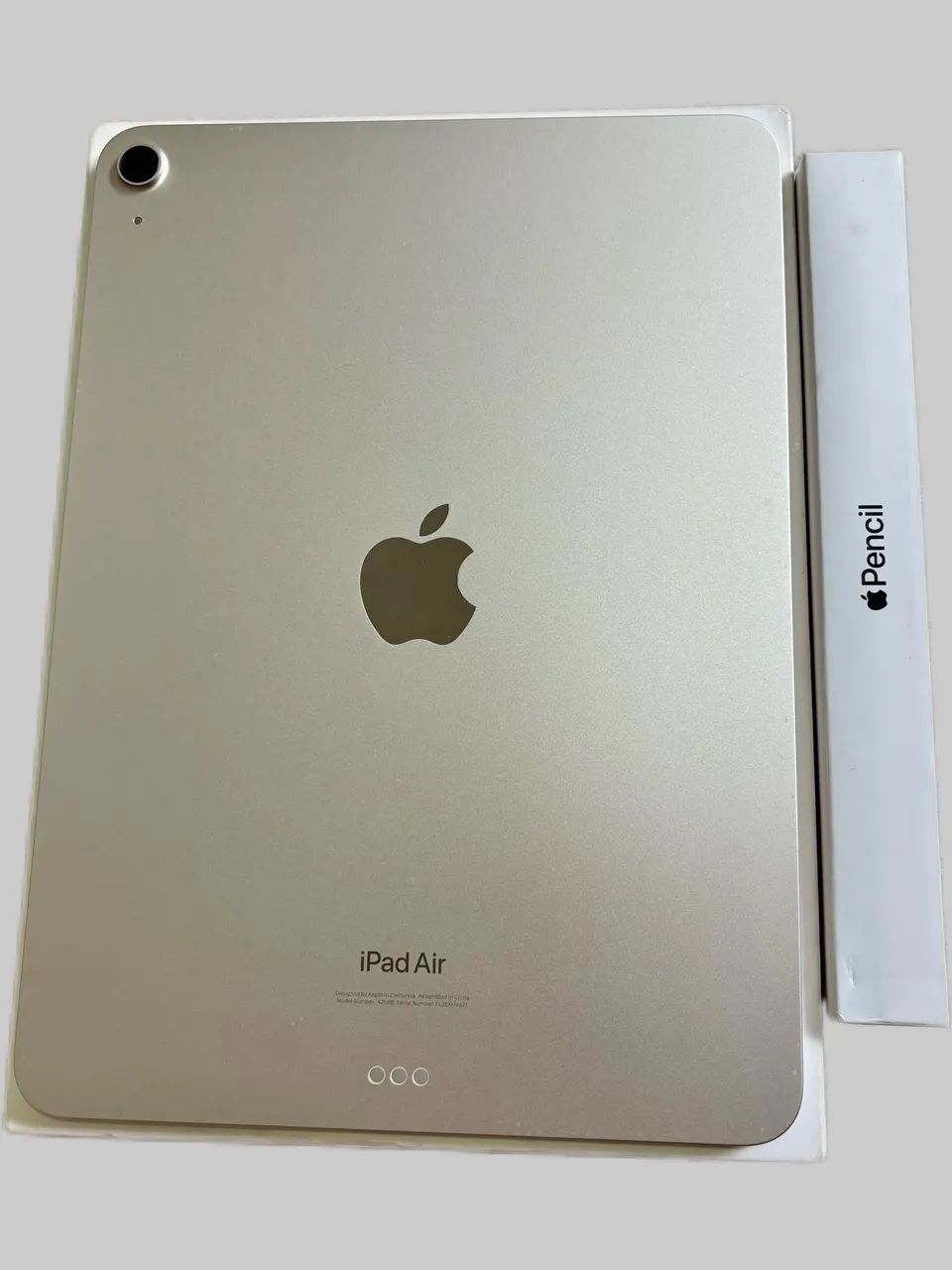 iPad Air 5ª Geração 256GB + Apple Pencil 2ª Geração - Semi Novo