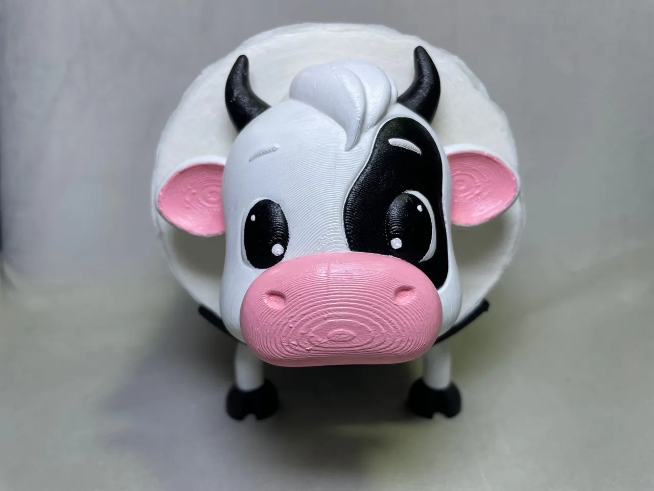 Porta-Rolo de Papel Higiênico Decorativo - Vaca