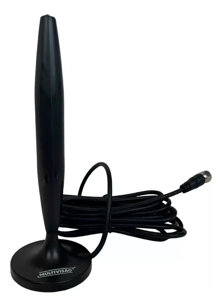 ANTENA INTERNA MULTIVISAO UHF DIGITAL HD CABO COAXIAL 3 MT ATN-300-HD - Foto 2