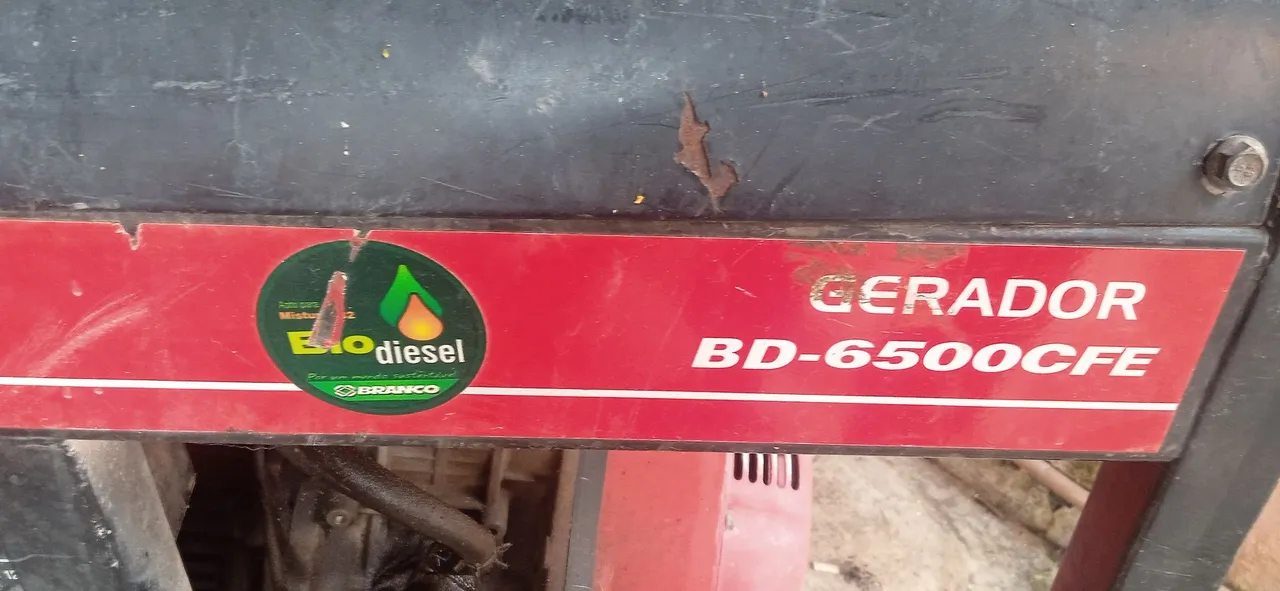 Gerador Biodiesel Branco BD-6500CFE