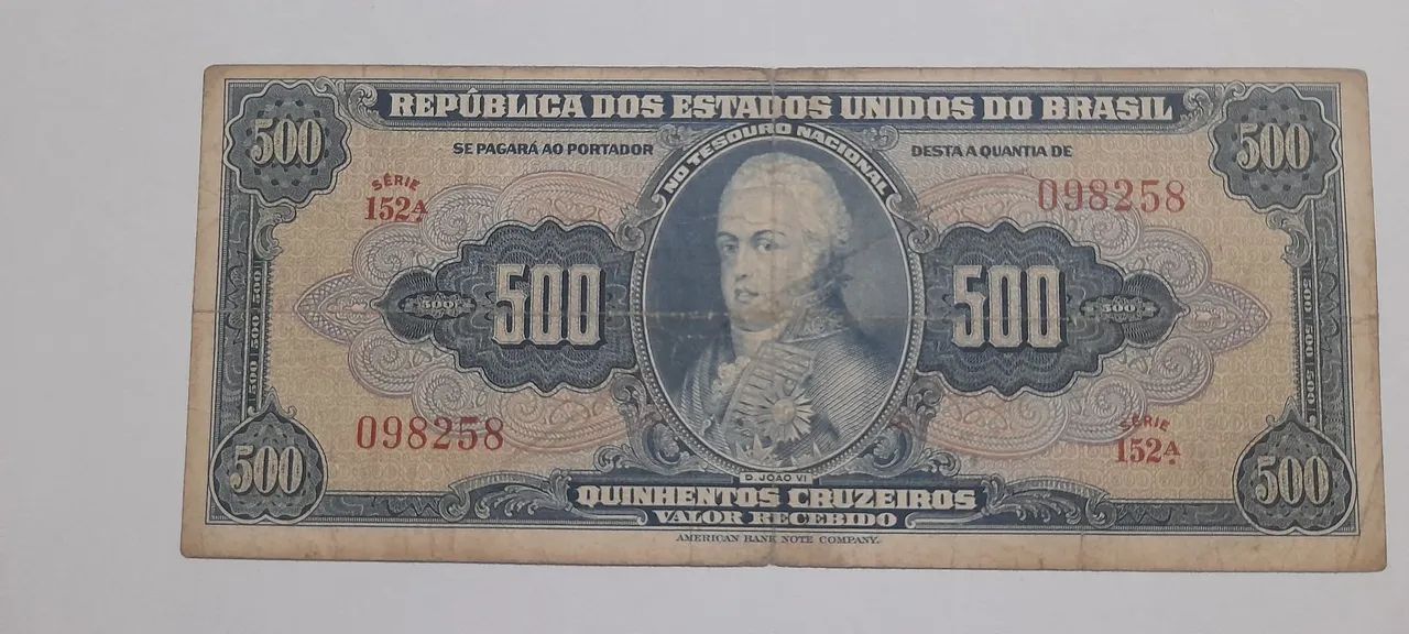 500 Cruzeiros, 1943, Autographed64706224303361120