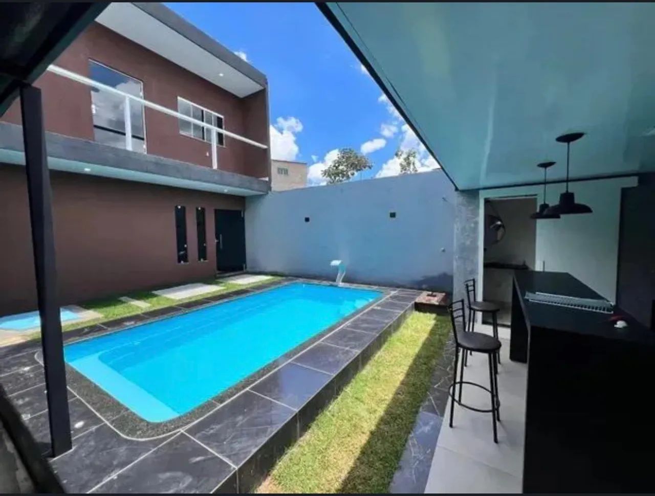 Piscina de fibra instalada completa 6 mts 