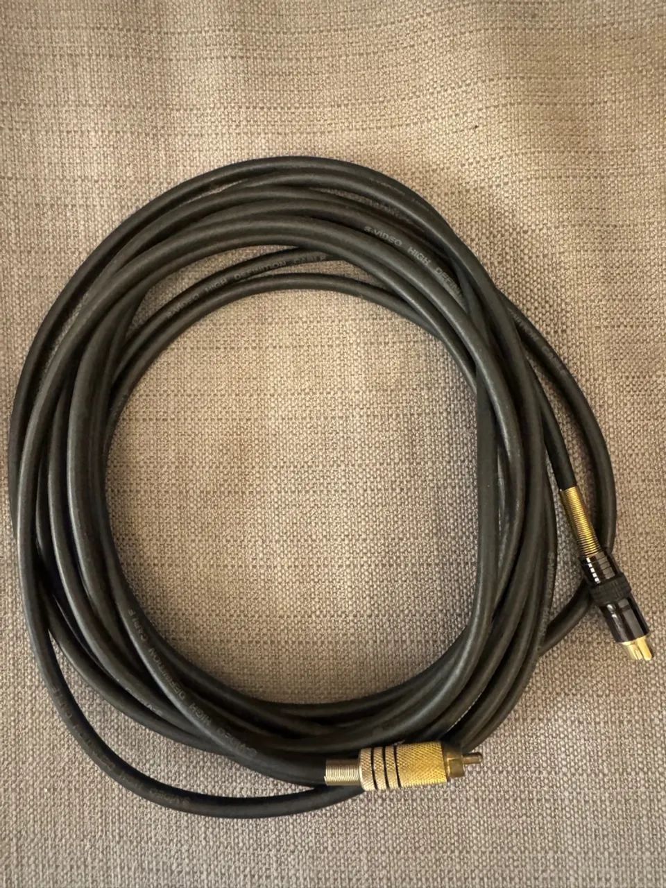 Cabo super video svideo / RCA ponteira de ouro 5mts - Foto 3