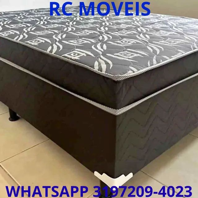 Cama Box Casal OrthoBox com Colchão D33 - Conforto e Resistência