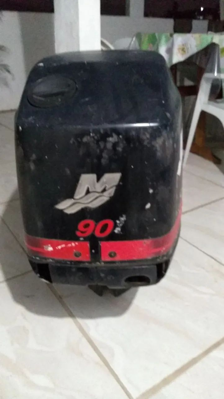 Capô Motor Mercury 90 hp para barcos - Foto 2