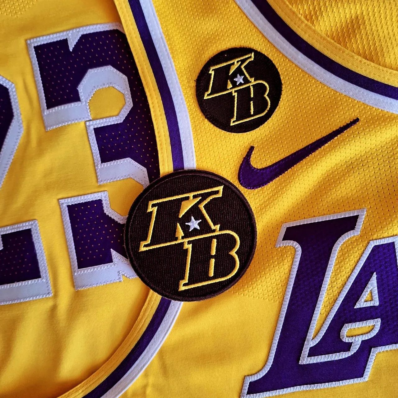 Kobe Bryant Memorial patch (bordado) temporada 2019-20 - Foto 4