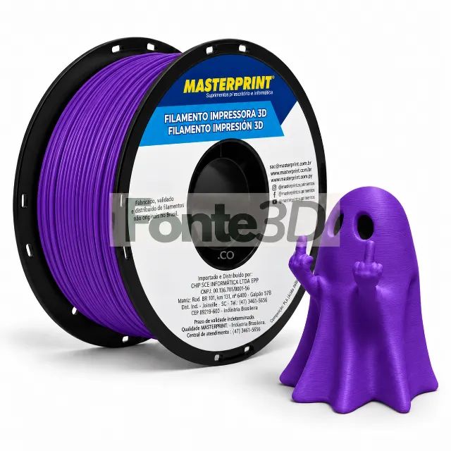 Filamento Petg Roxo - 1 Kg Masterprint