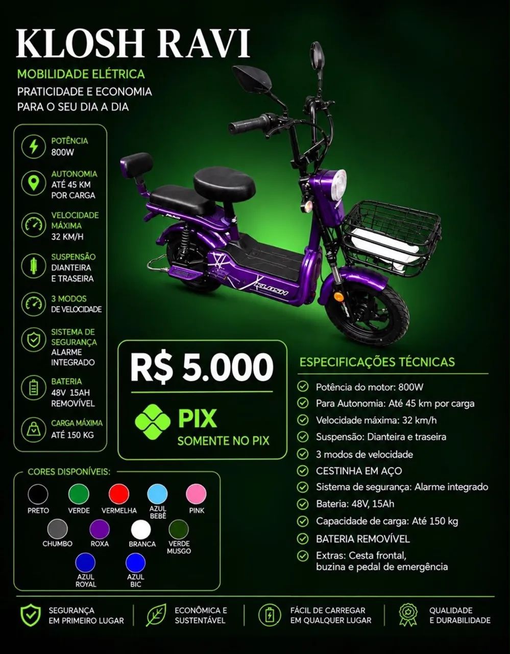 Scooter elétrica  - Foto 2
