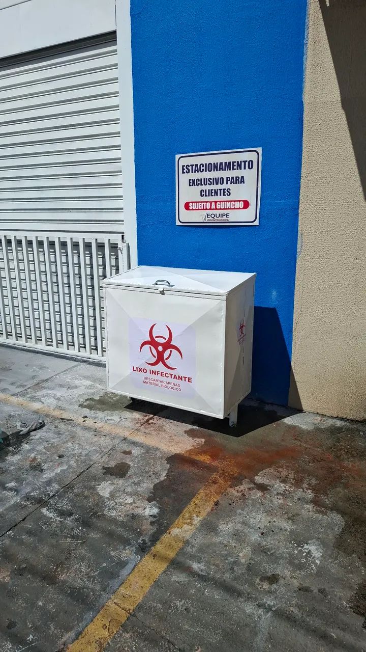 Lixeira para lixo infectante 480lts - Foto 5