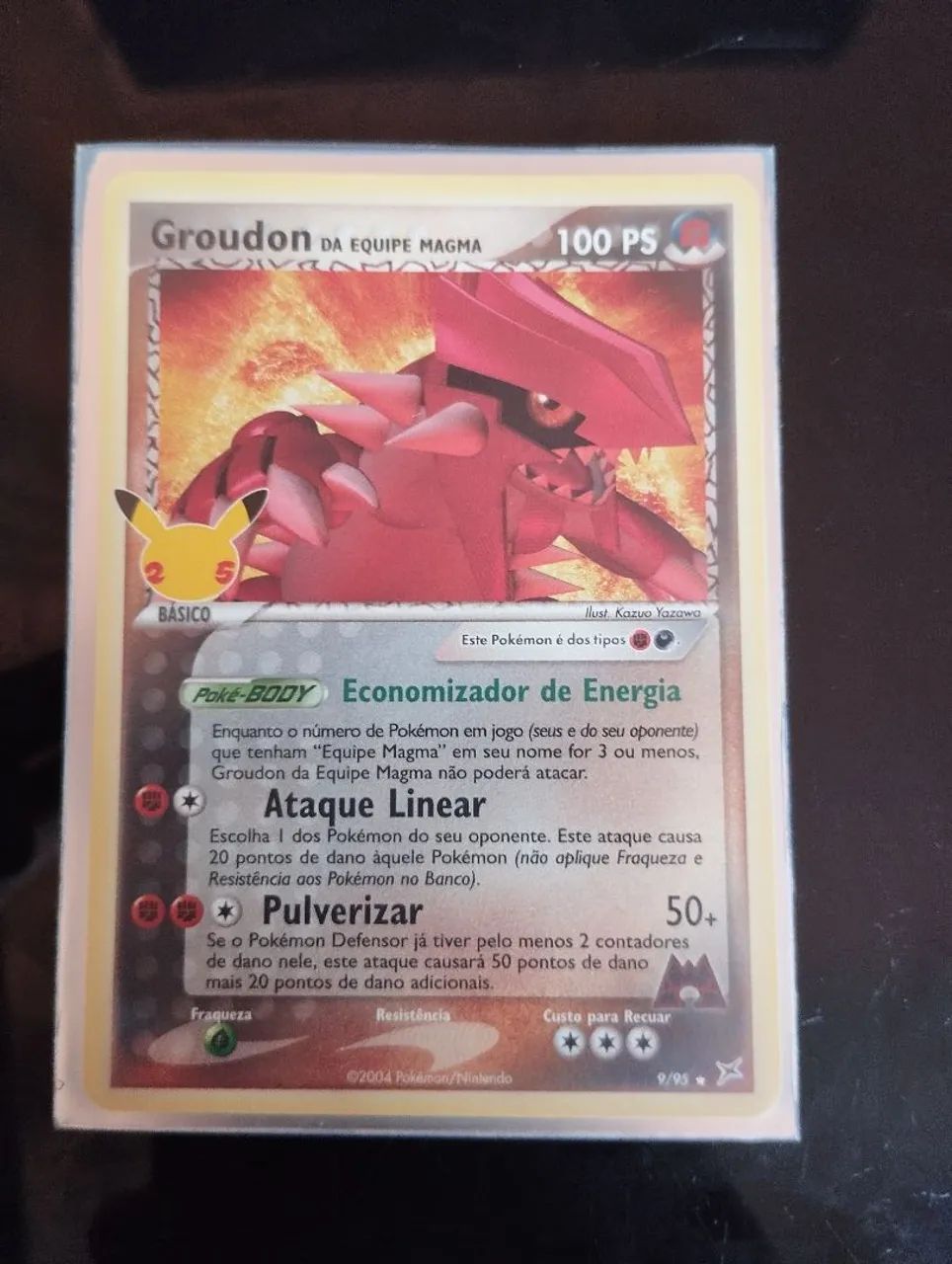 Groudon da Equipe Magma Coleção 25 anos