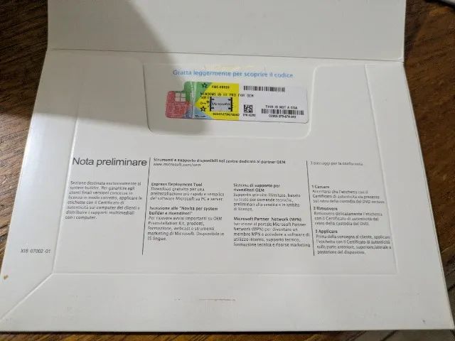 Microsoft Windows 10 64-bit Italian 1pk - Foto 2