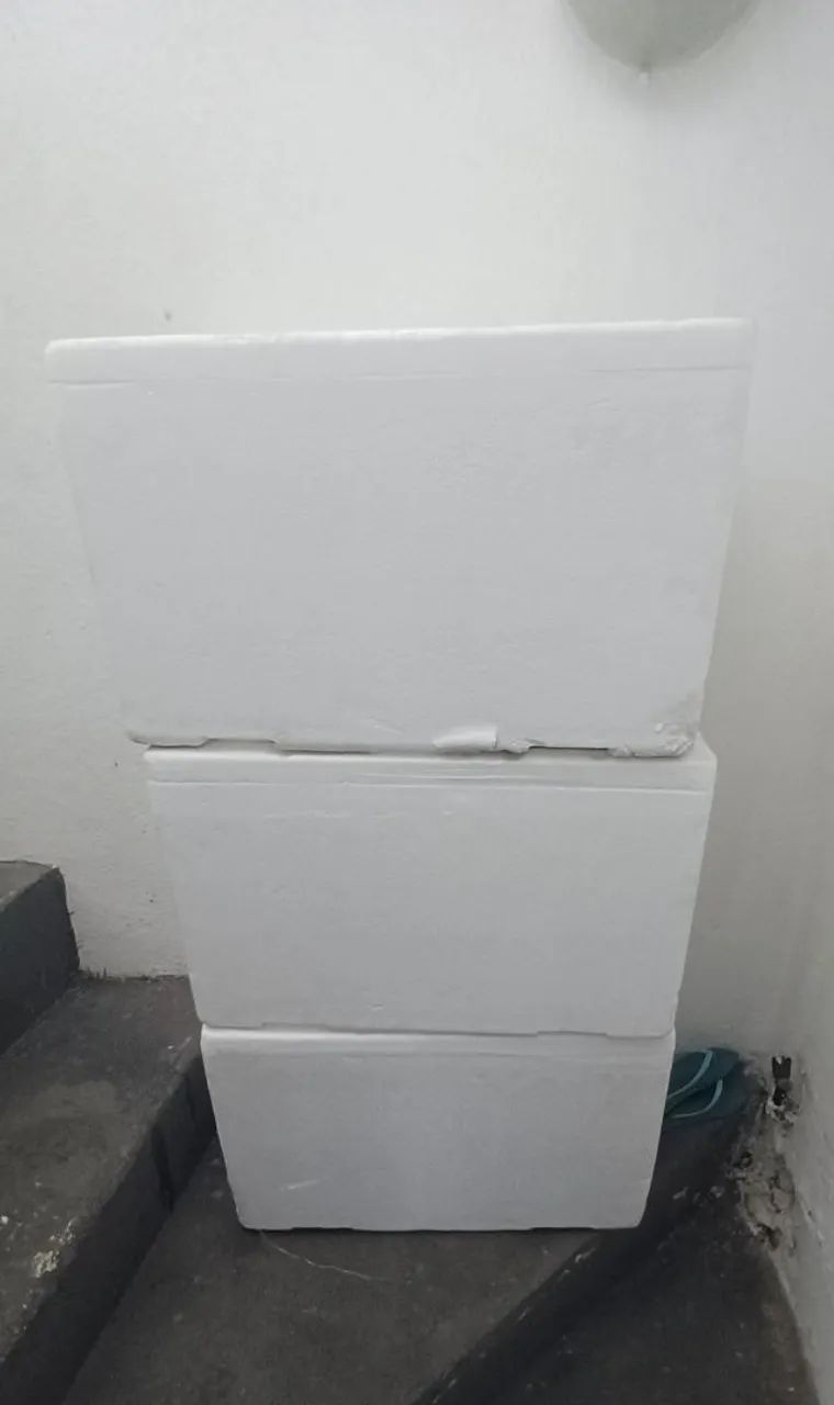 Kit 3 Isopor reforçado 50 litros cada - Foto 2