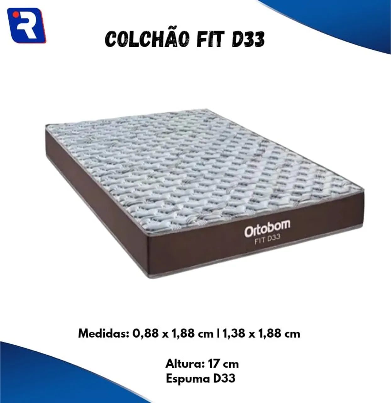 Colchão, Medidas e valor na descrição do anúncio 