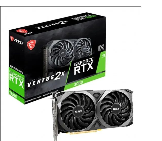 Placa de Vídeo RTX 3060 Ventus  12G  MSI
