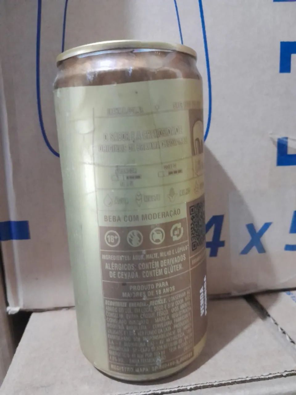 Lata Dourada da Brahma Campeã Carnaval Samba 2024 Lacrada 269ml - Foto 3