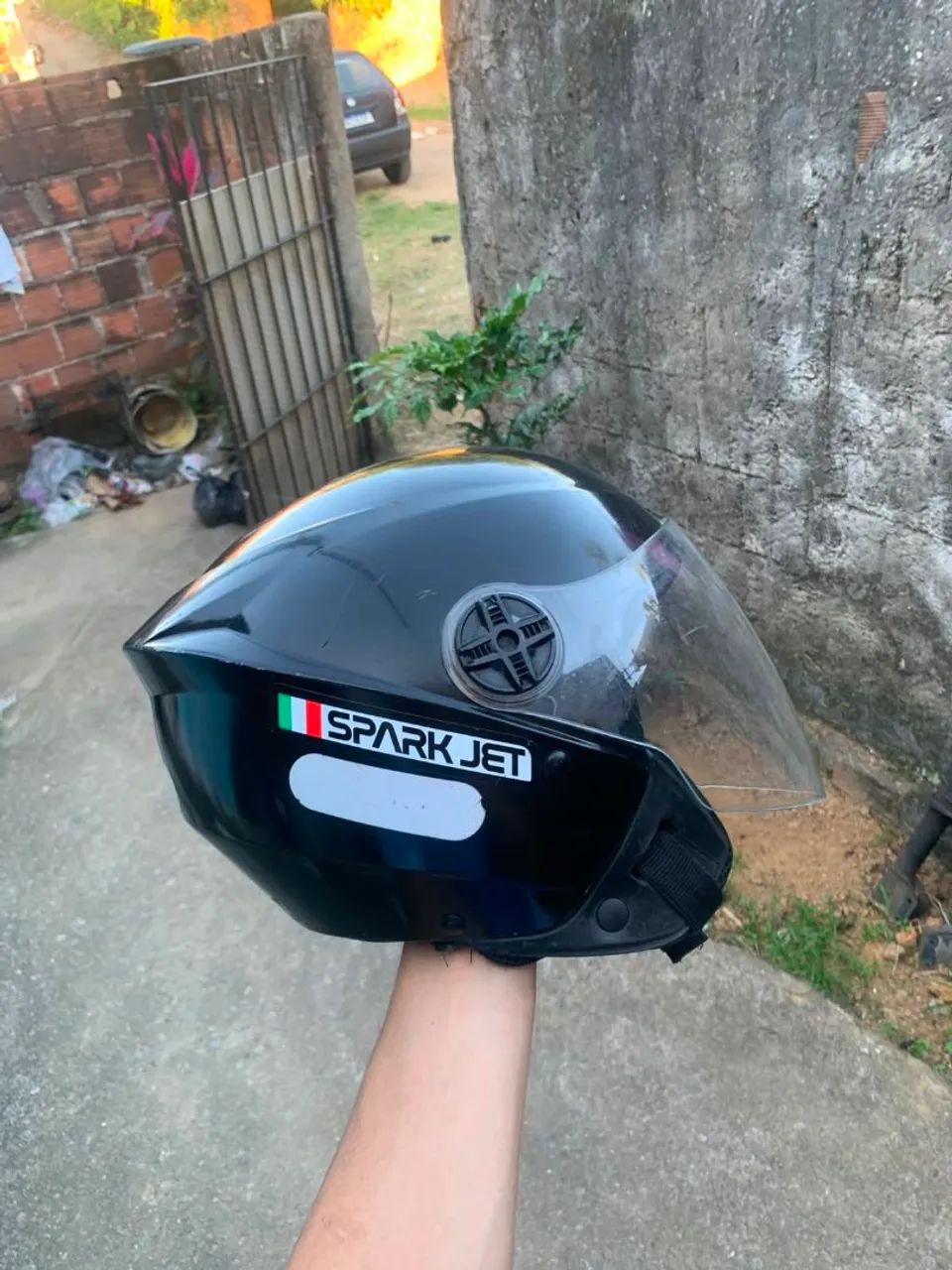 Capacete 59 + capa de chuva G  - Foto 4