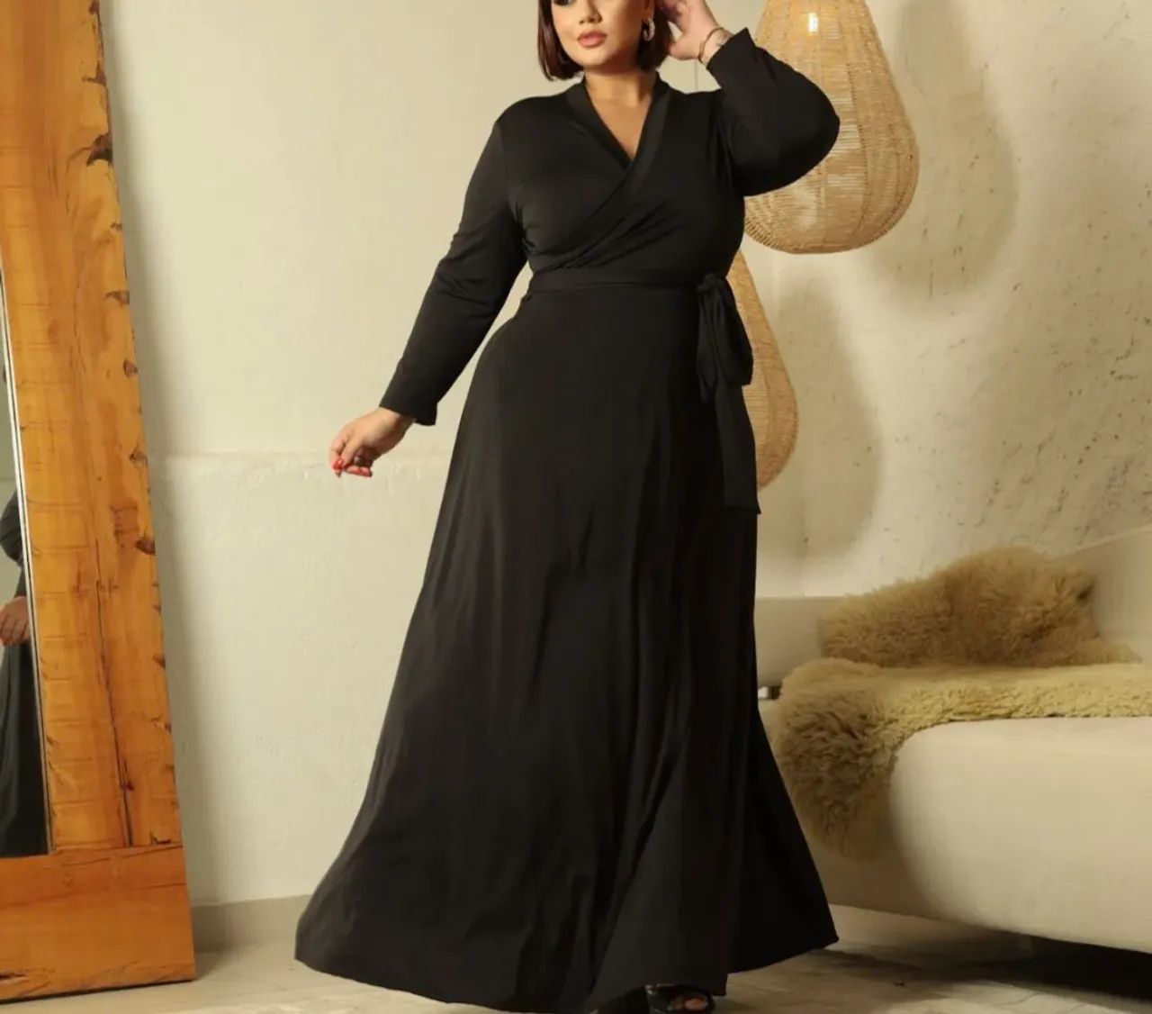 Vestido longo plus size - Foto 4