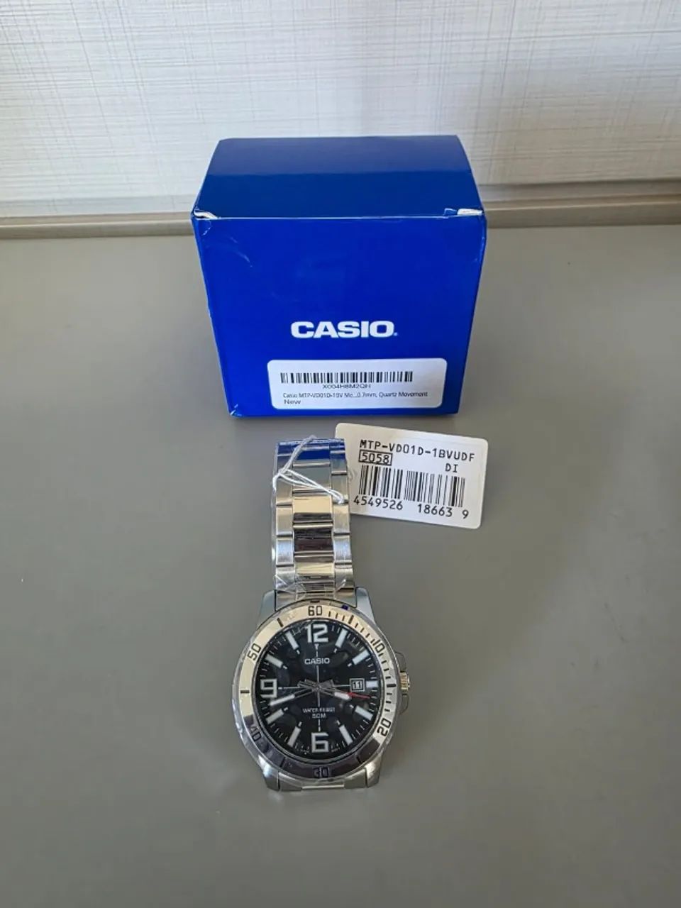 Relógio Masculino MTP-VD01D-1B - Casio