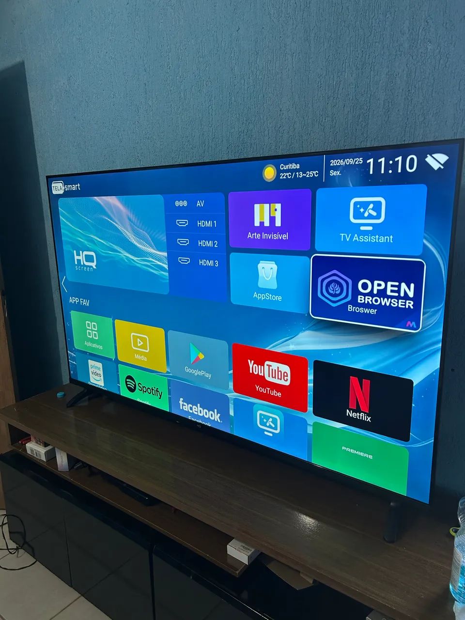 Tv HQ 65 polegadas 4K - Foto 3