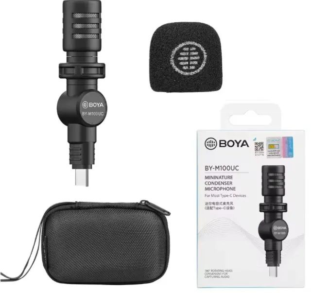 Microfone BOYA BY-M100UC  - Foto 4