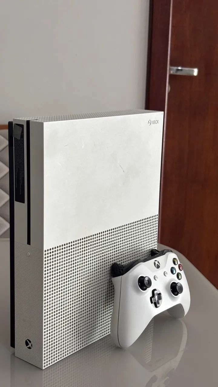 xbox one s branco 2 controles - Foto 3
