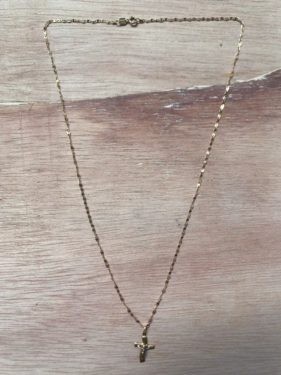 Cordão de ouro feminino 18k com 46 cm