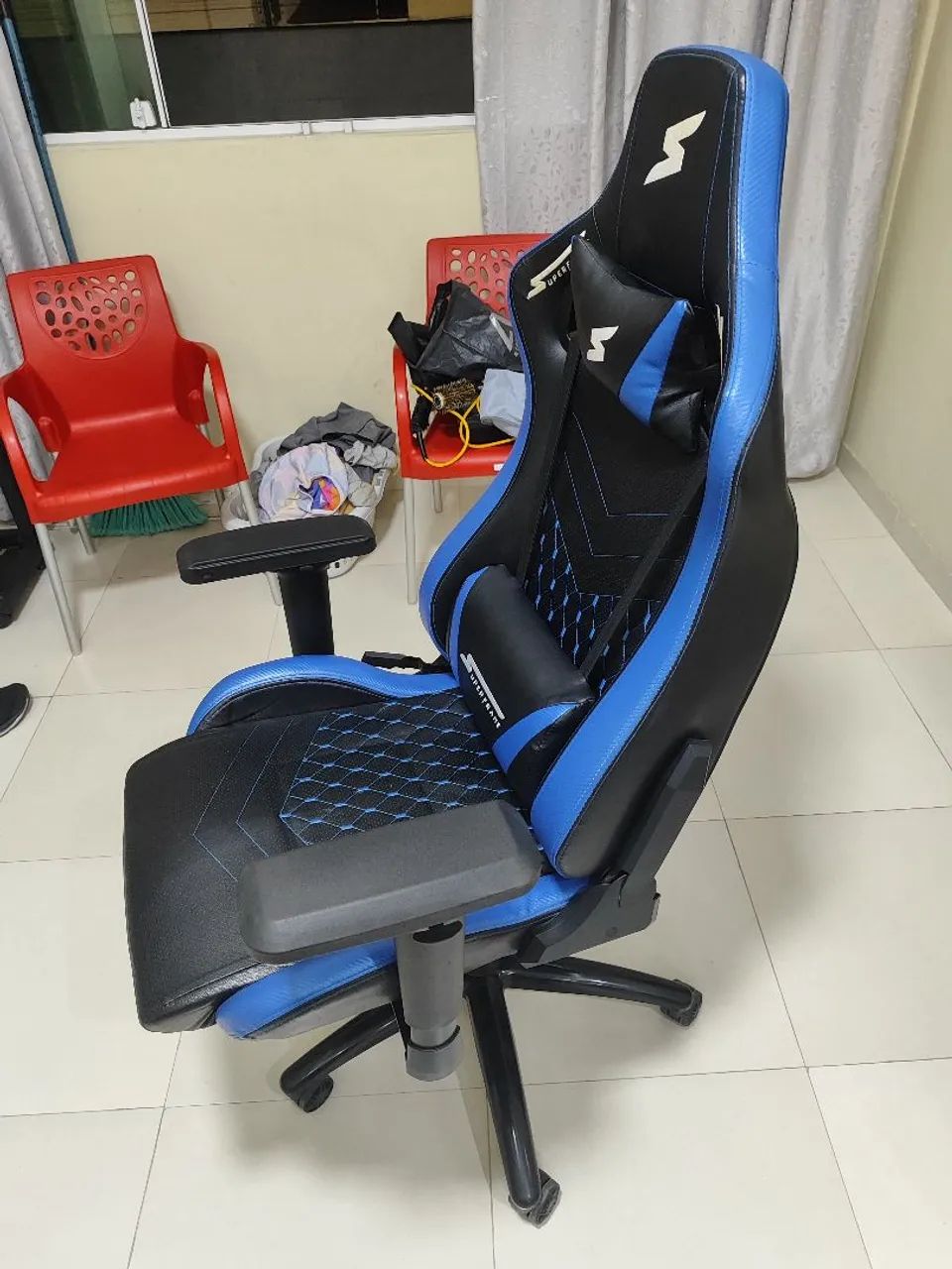 Cadeira Gamer Superframe Cleric Azul  - Foto 2