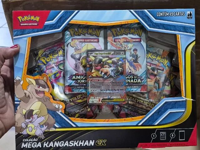Jogo De Cartas - Pokémon - Mega Kangaskhan Ex - Copag 49 cartas - Foto 4