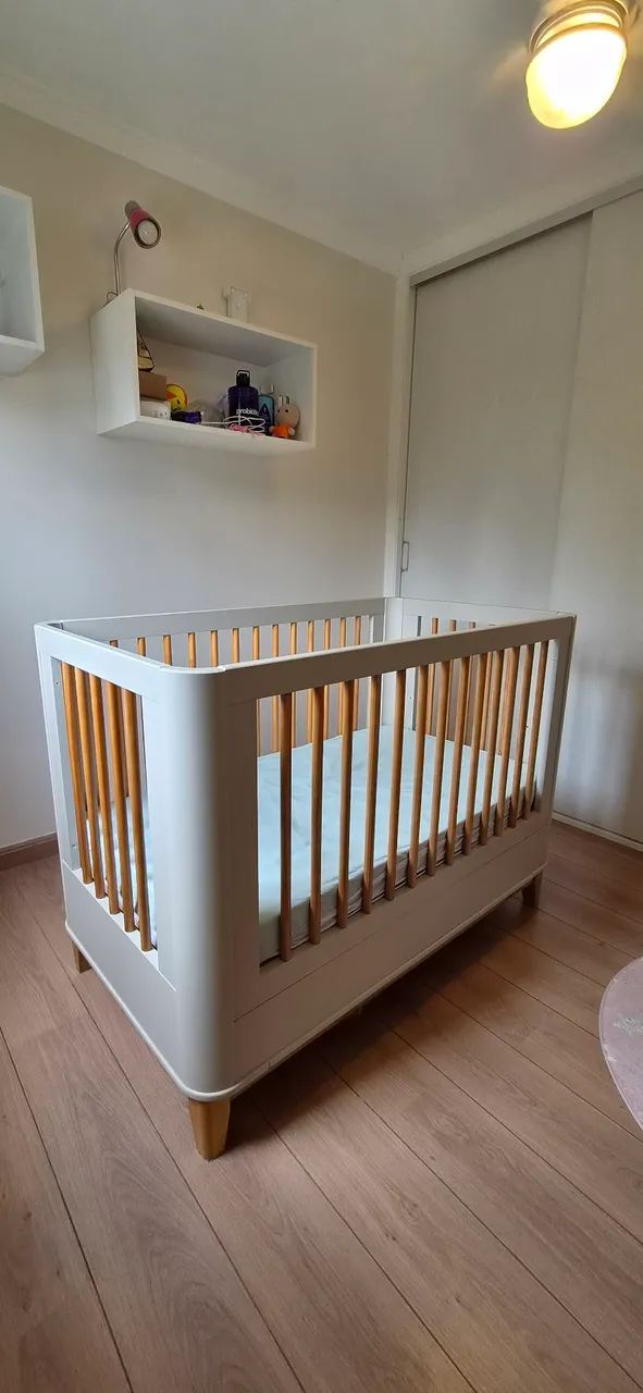 Berço 2 em 1 (berço e cama) - Foto 2