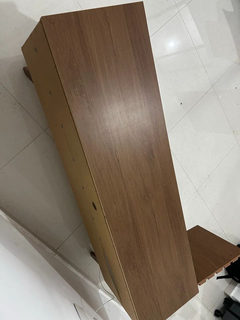 Rack freijó/off white para TV até 55 polegadas - Foto 3