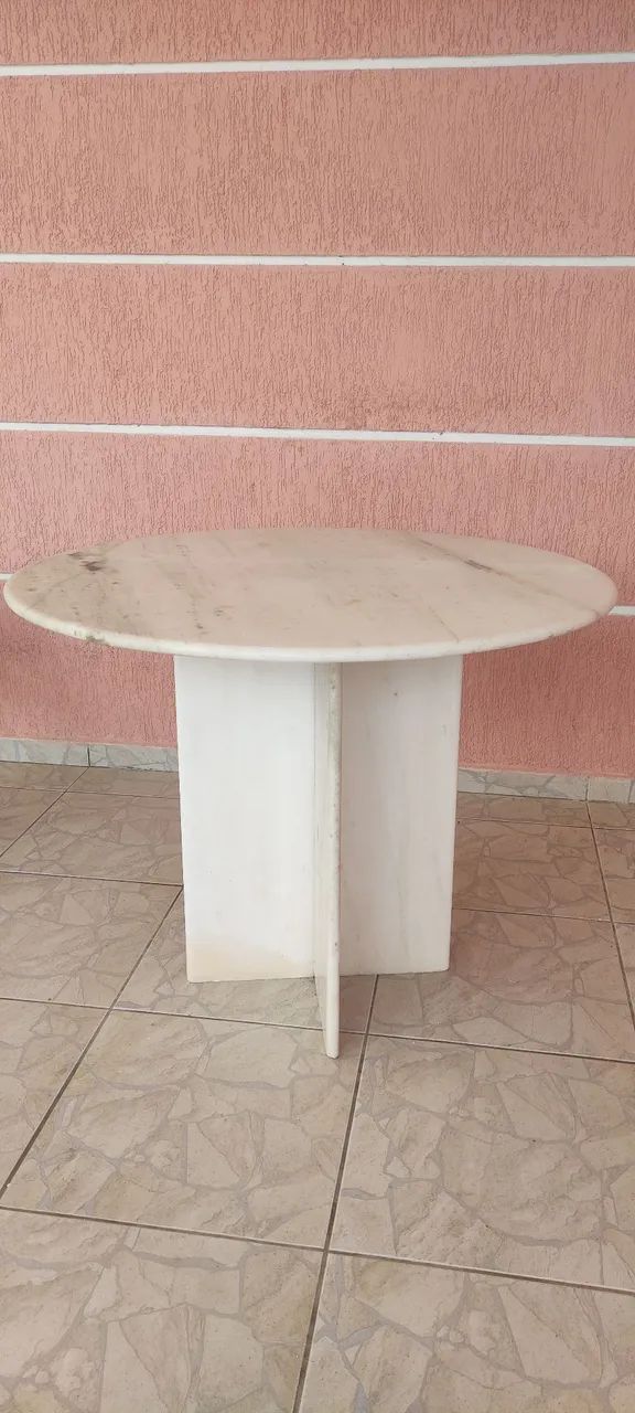 Mesa de Mármore Branco 