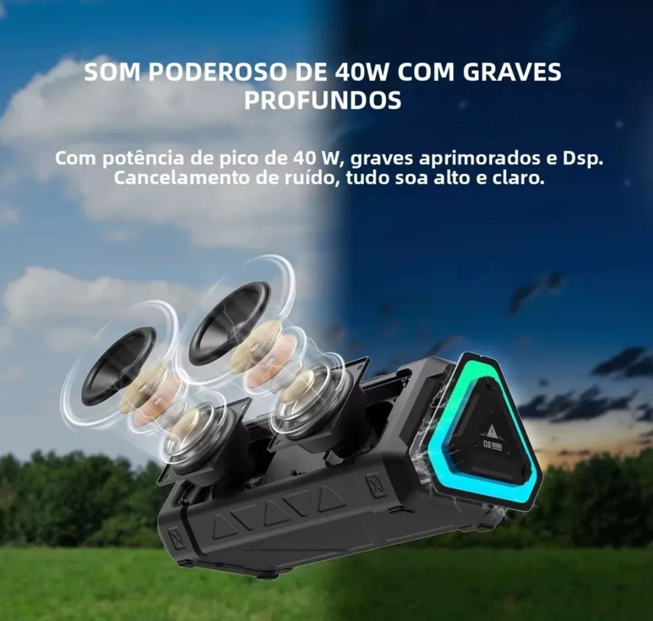 Caixa de som Mlove 40w - Foto 4