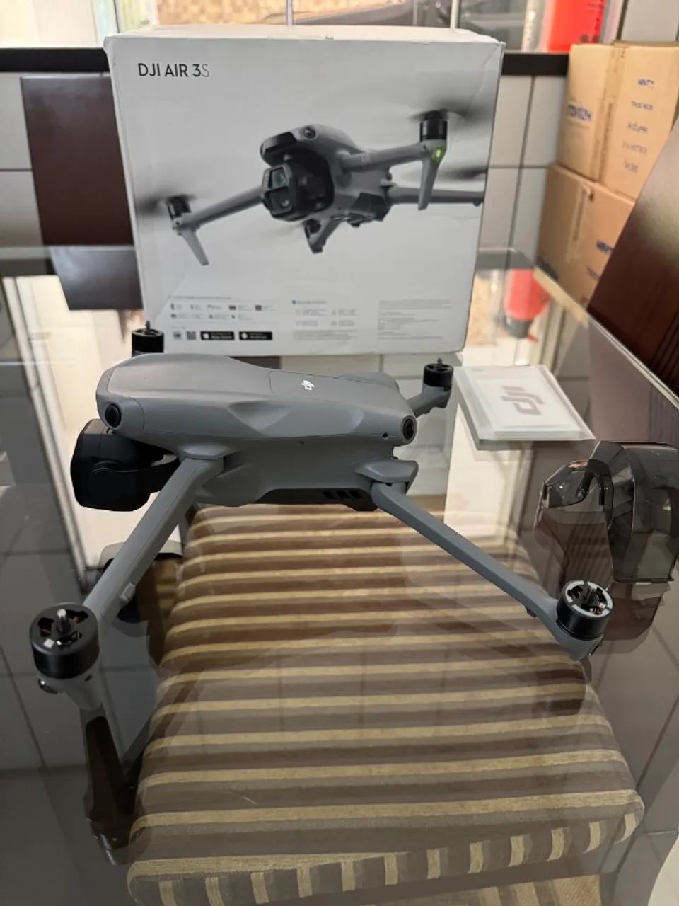 SOMENTE O DRONE DJI AIR 3S - IMPECÁVEL  - Foto 4