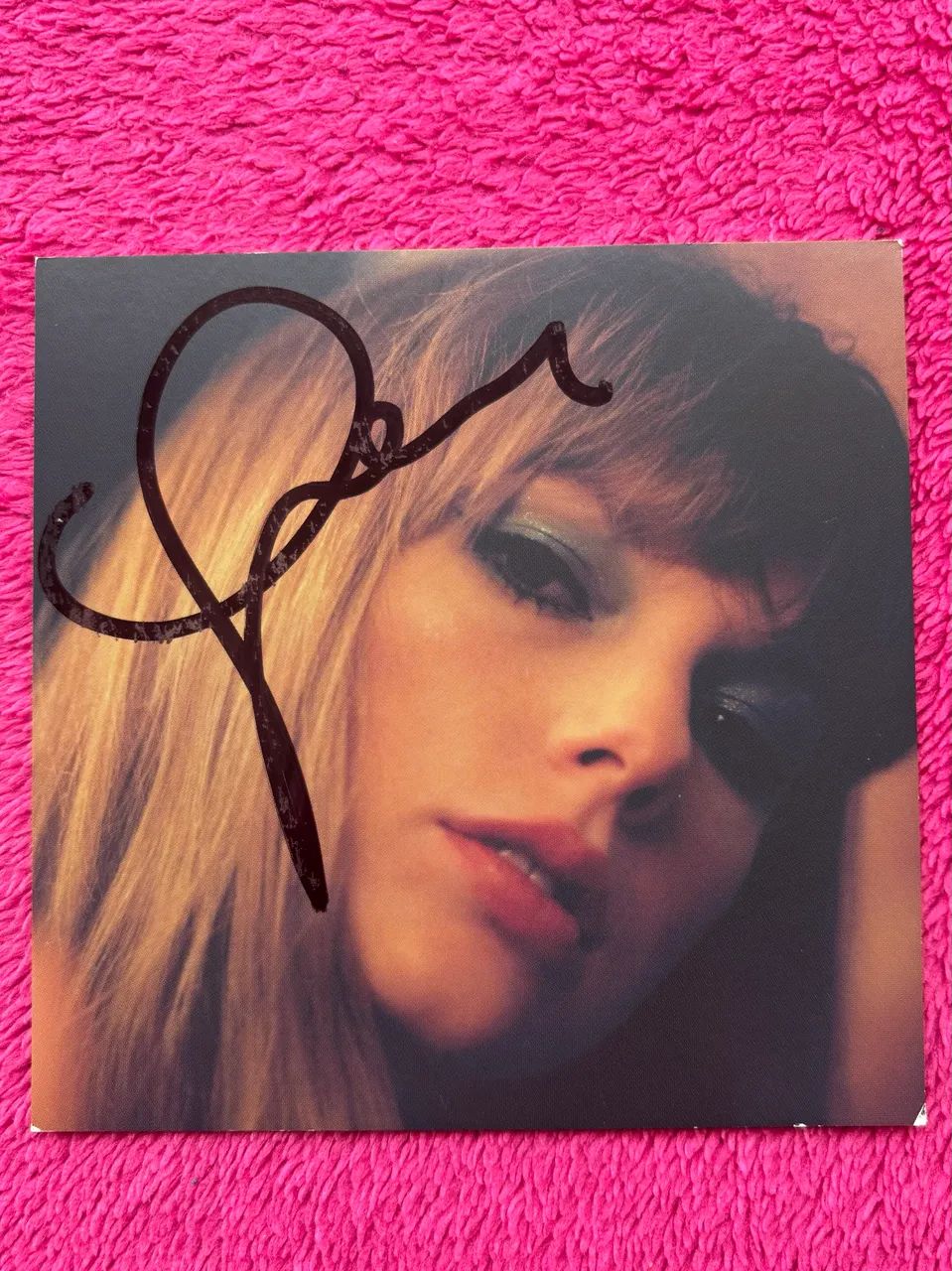 Cd Autografado Midnights Mahogany - Taylor Swift