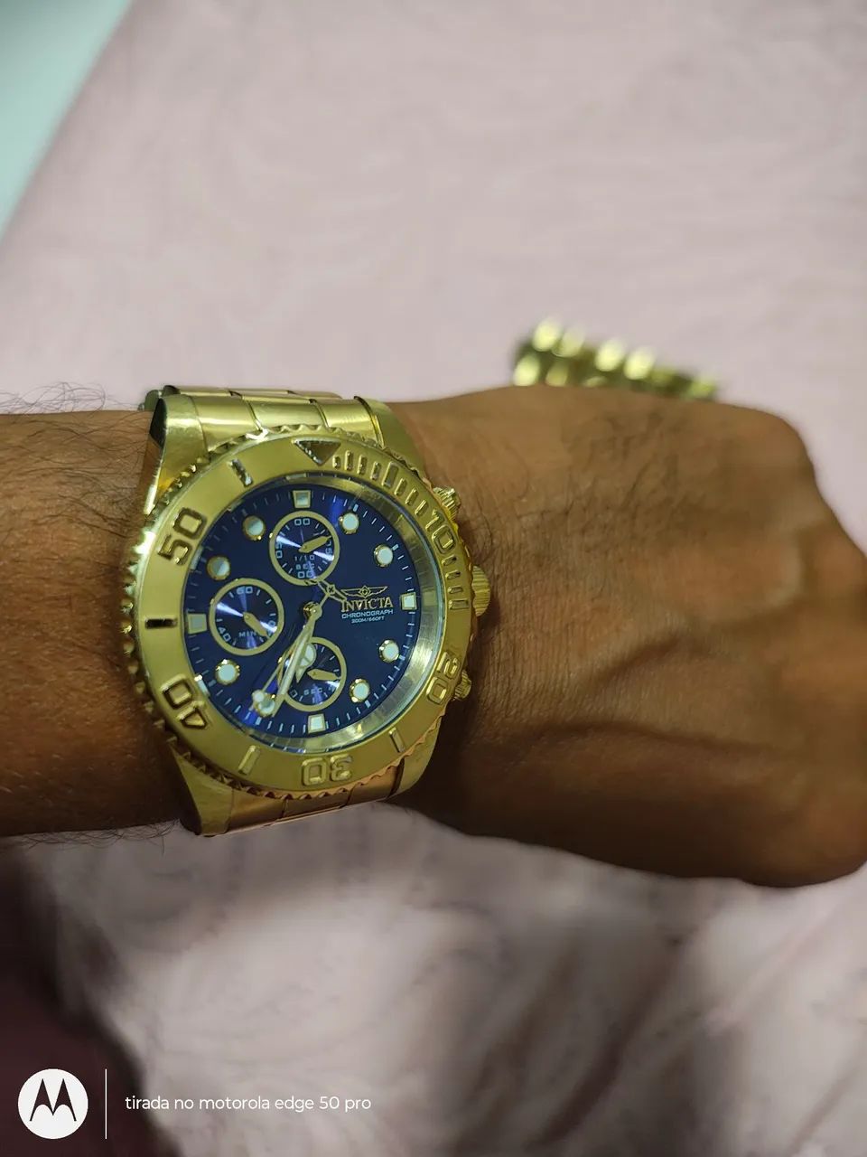 Vendo relógio Invicta dourado!!! - Foto 2