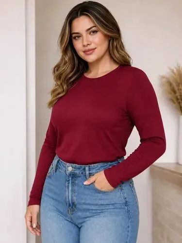 Blusa manga longa 