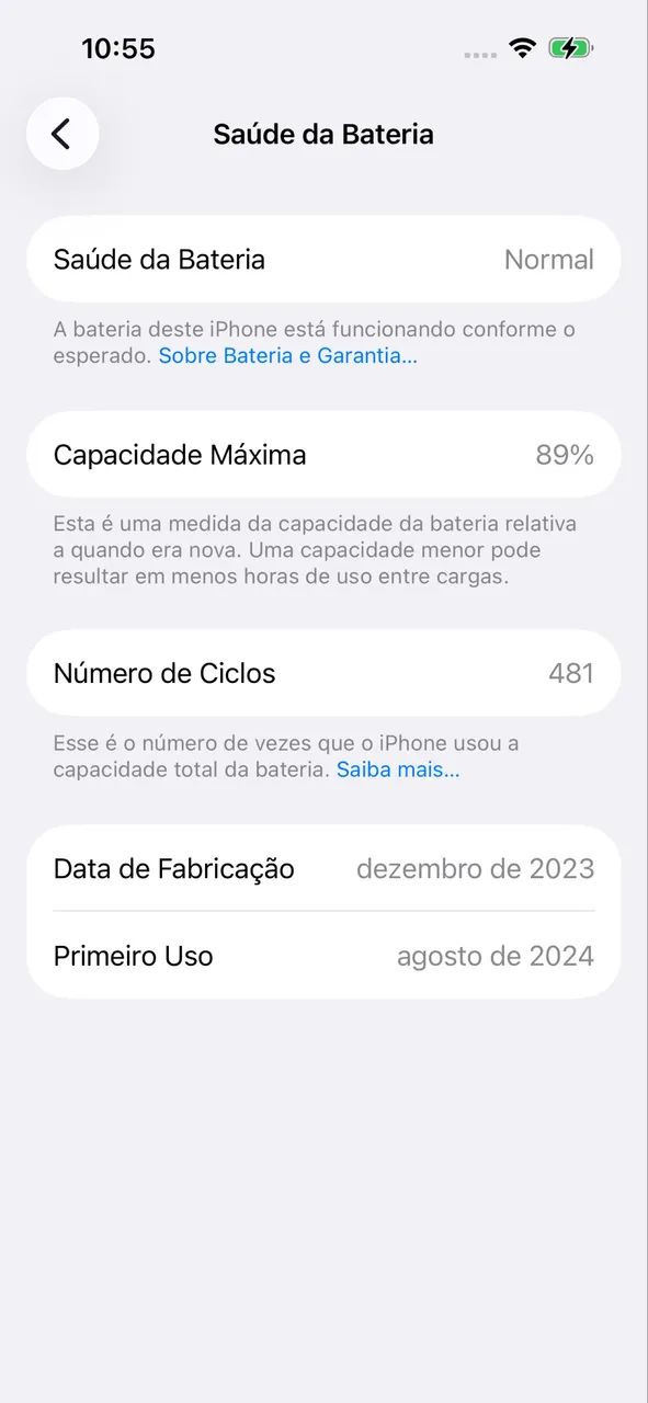 iPhone 15 256GB Original, Nota Fiscal e Caixa - Foto 5