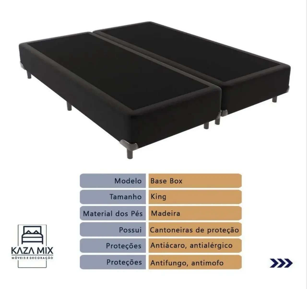 Cama + Box Colchão King Com Molas Ensacadas Ortobom - Foto 5