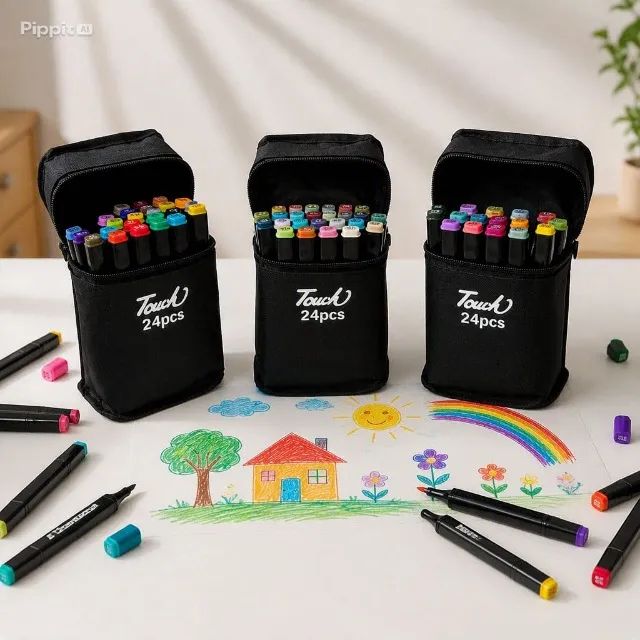 kit canetas hidrograficas bobbie goods 