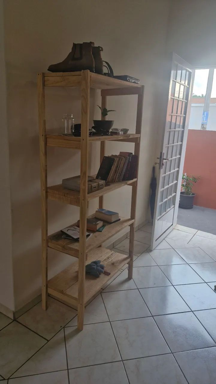 Estante Rustica de Madeira  - Foto 4
