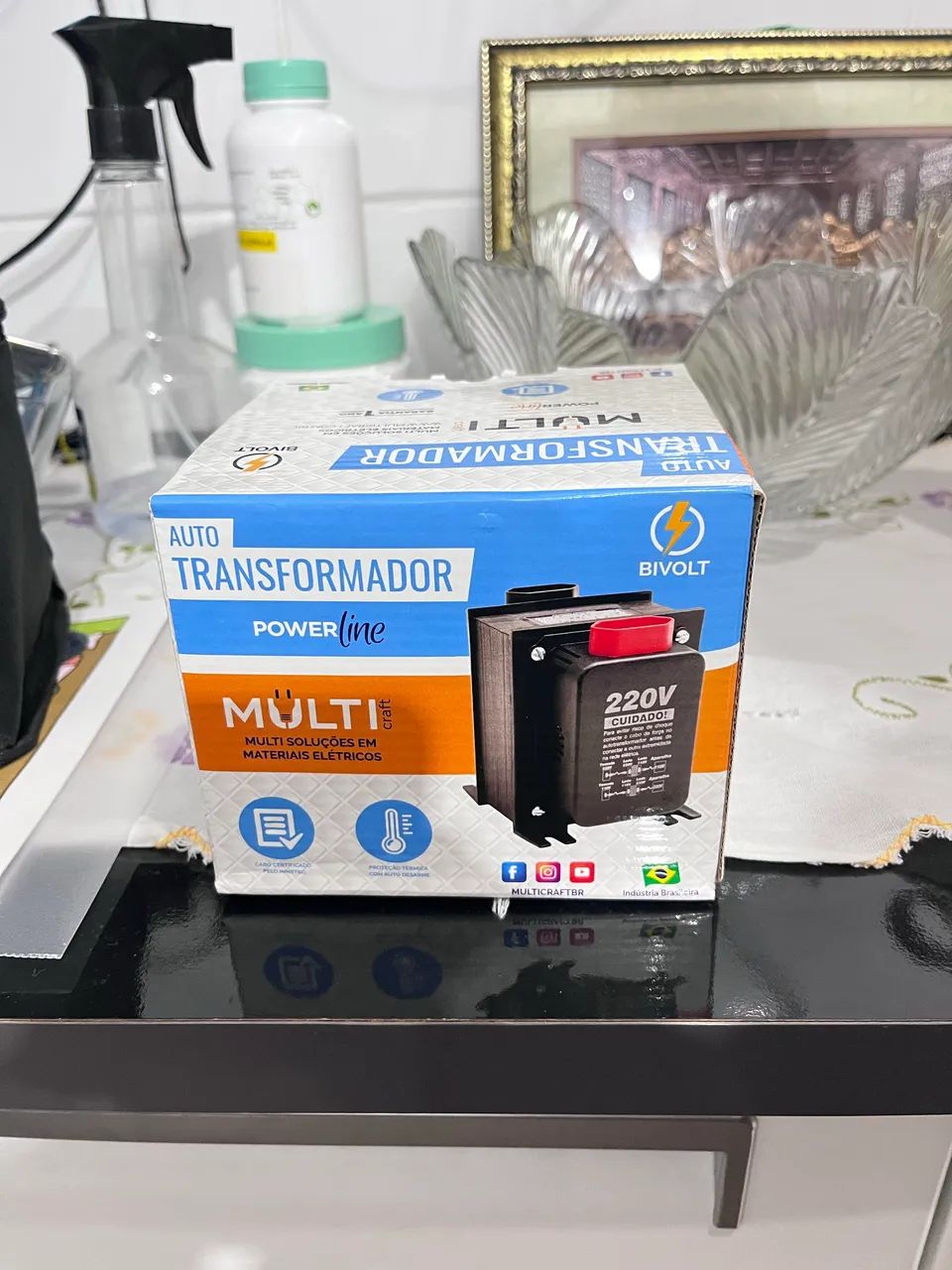 Autotransformador Bivolt Tripolar de 500VA Multicraft
