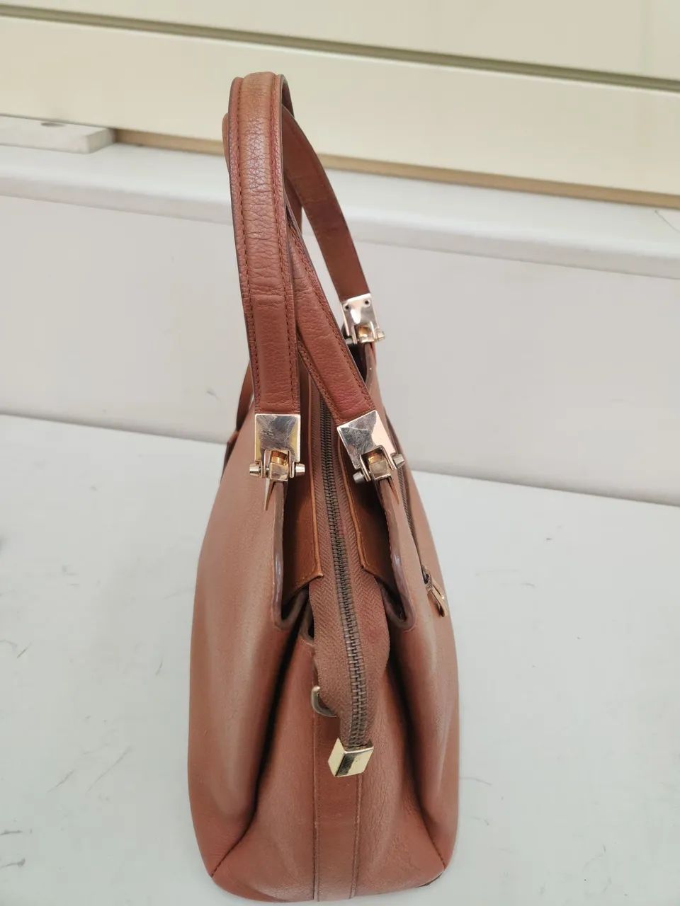 Bolsa couro Jorge bischoff  - Foto 3