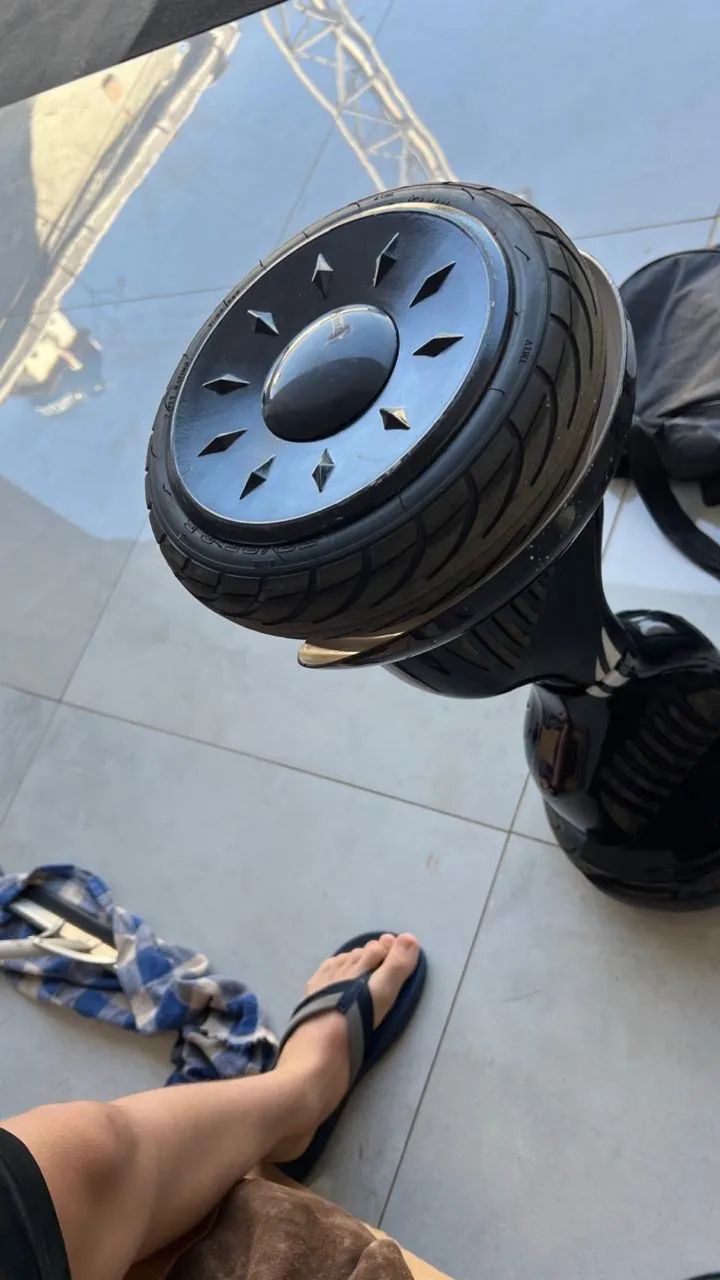 Hoverboard Skate Elétrico Smart Balance Wheel 10 Polegadas Bluetooth - Preto - Foto 2
