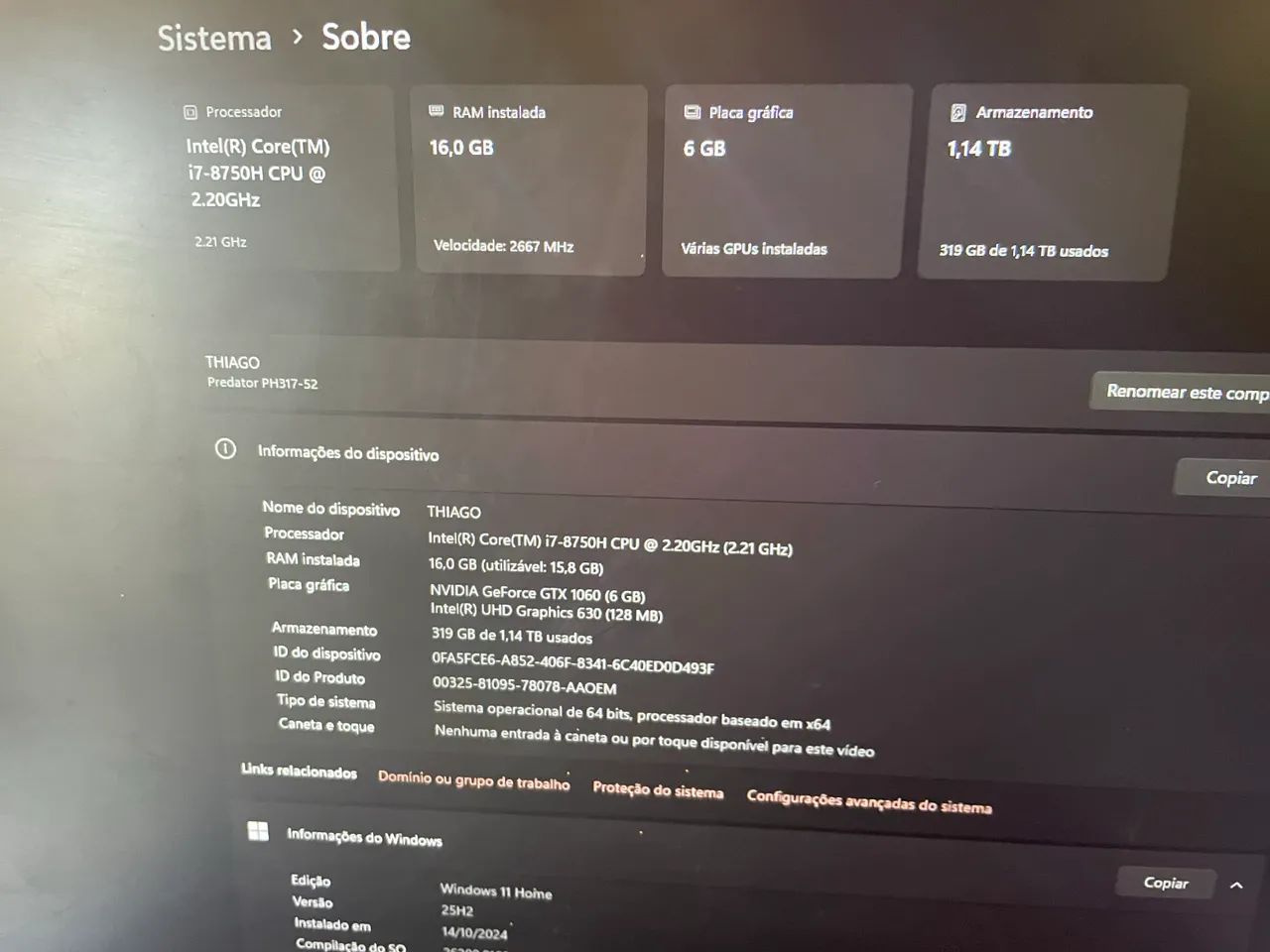 Notebook acer predator - Foto 4