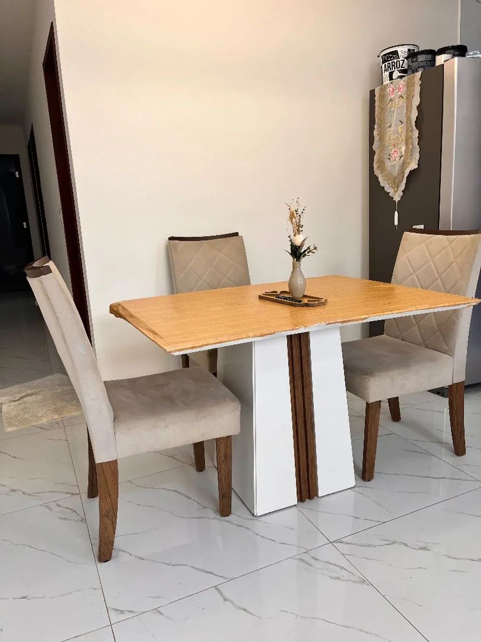 Mesa de 3 cadeiras MDF - Foto 3