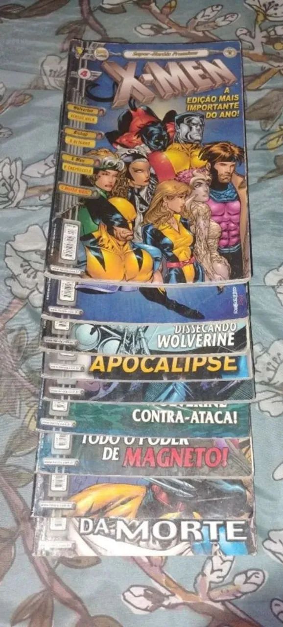 HQs X-Men Abril Antigas - Lote com 9 Edições | Colecionador